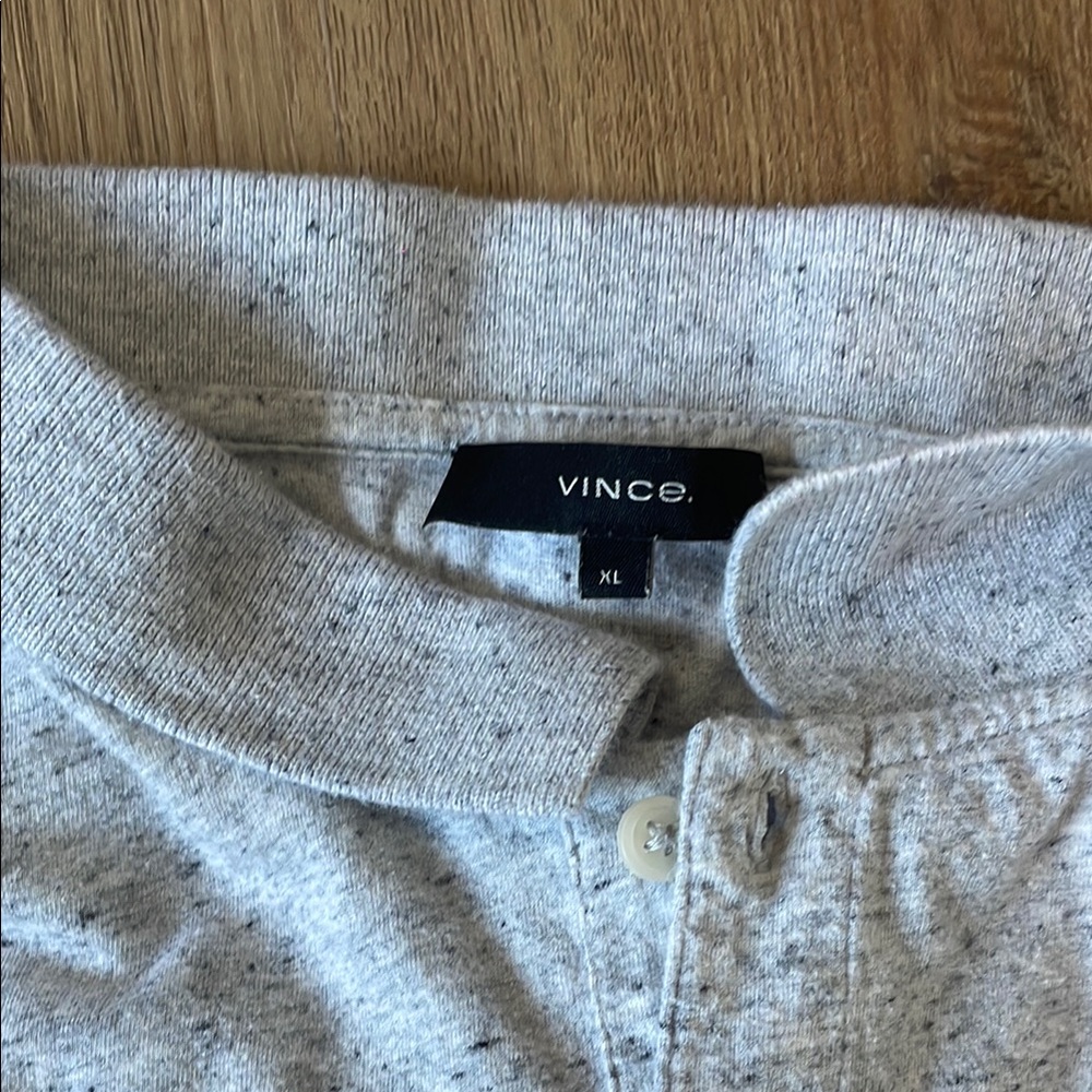 Vince Heather Gray Men's Polo